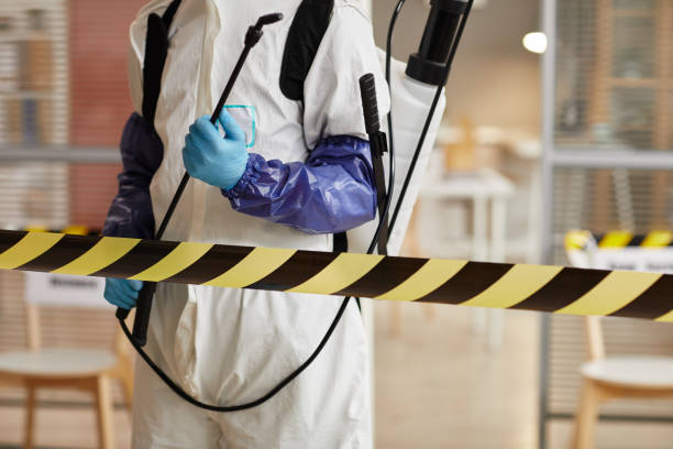 Professional Blood Cleanup technician working in Kennard, IN